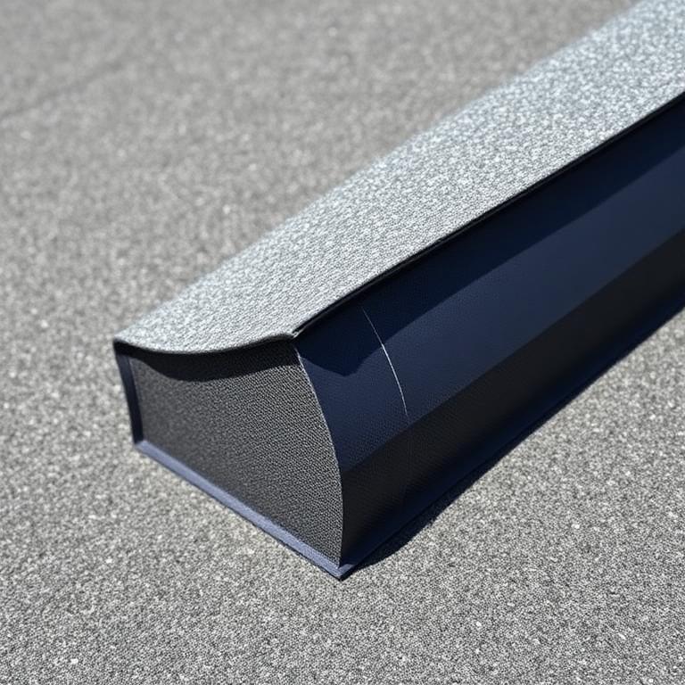 Precision membrane detail on a commercial roof corner